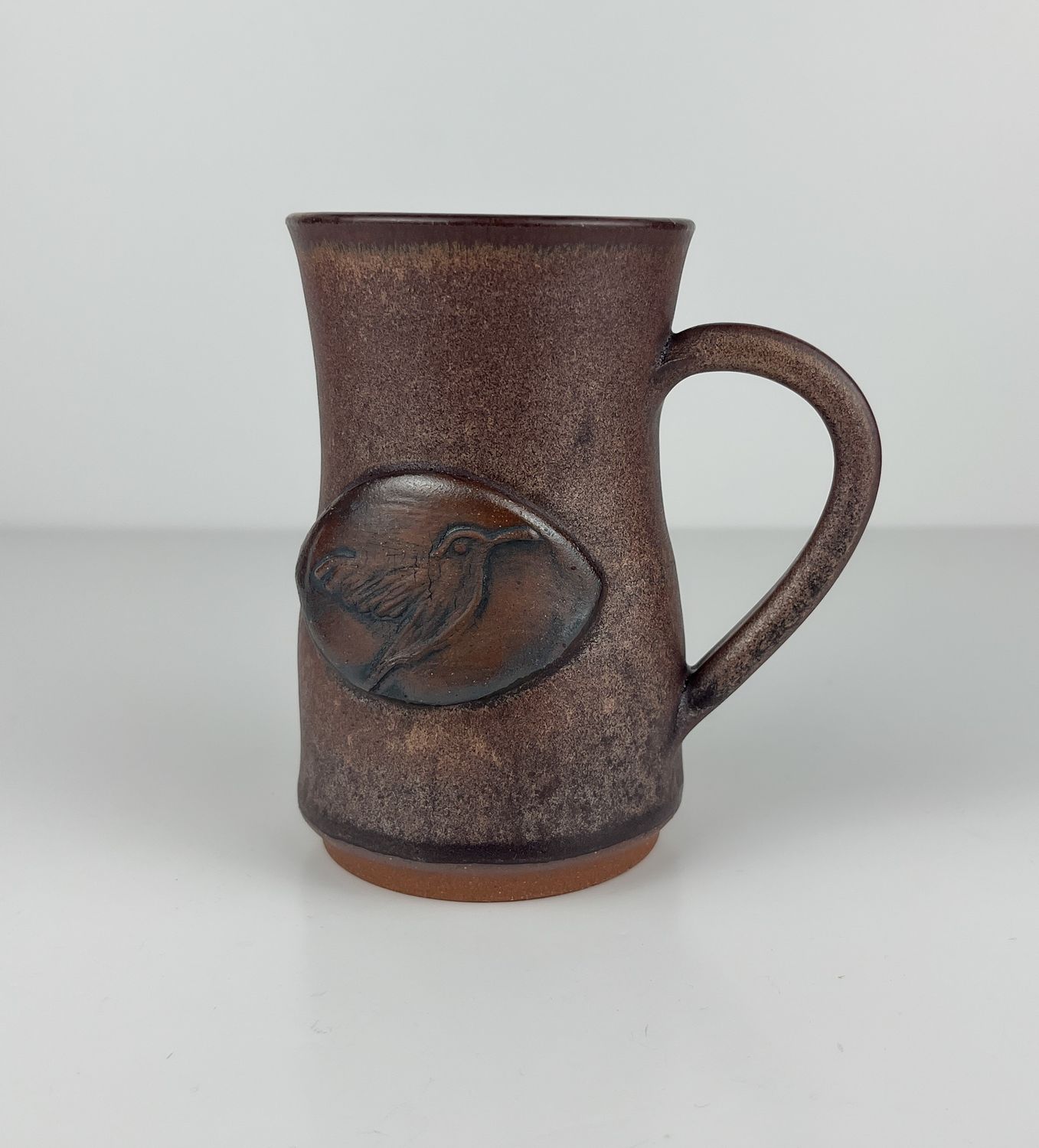 Stamped Brown Mug Collection by Morning Sun Pottery