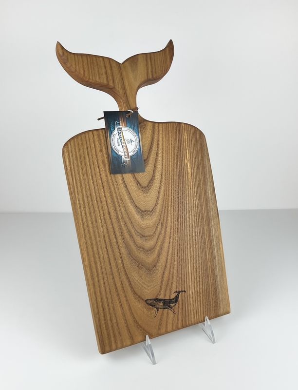 Whale Tail Cheese Board 9x17"