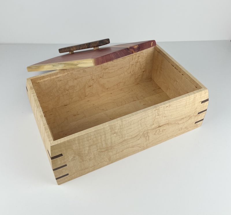 Large Wooden Keepsake Box (Without Trays) 12x7x25x4"