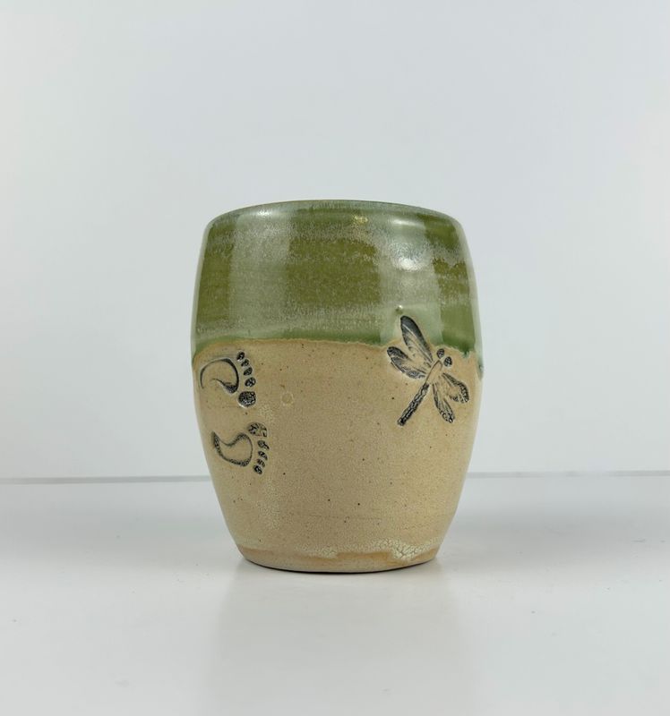 Large Pottery Tumbler
