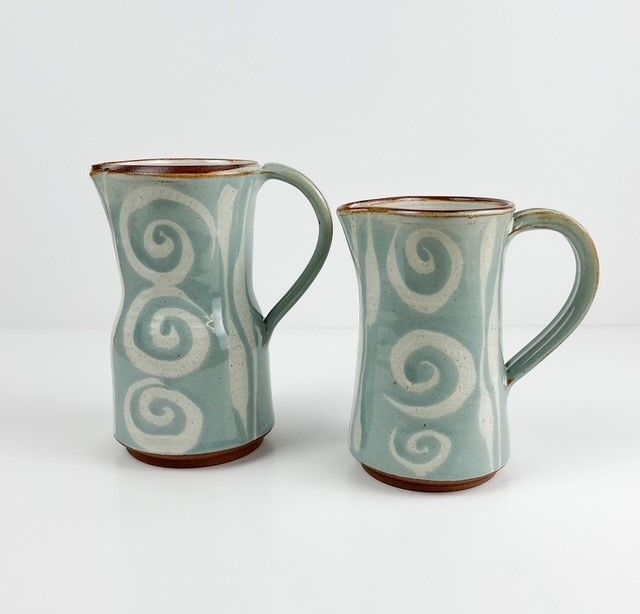 Sand and Sea Swirls Collection by Morning Sun Pottery