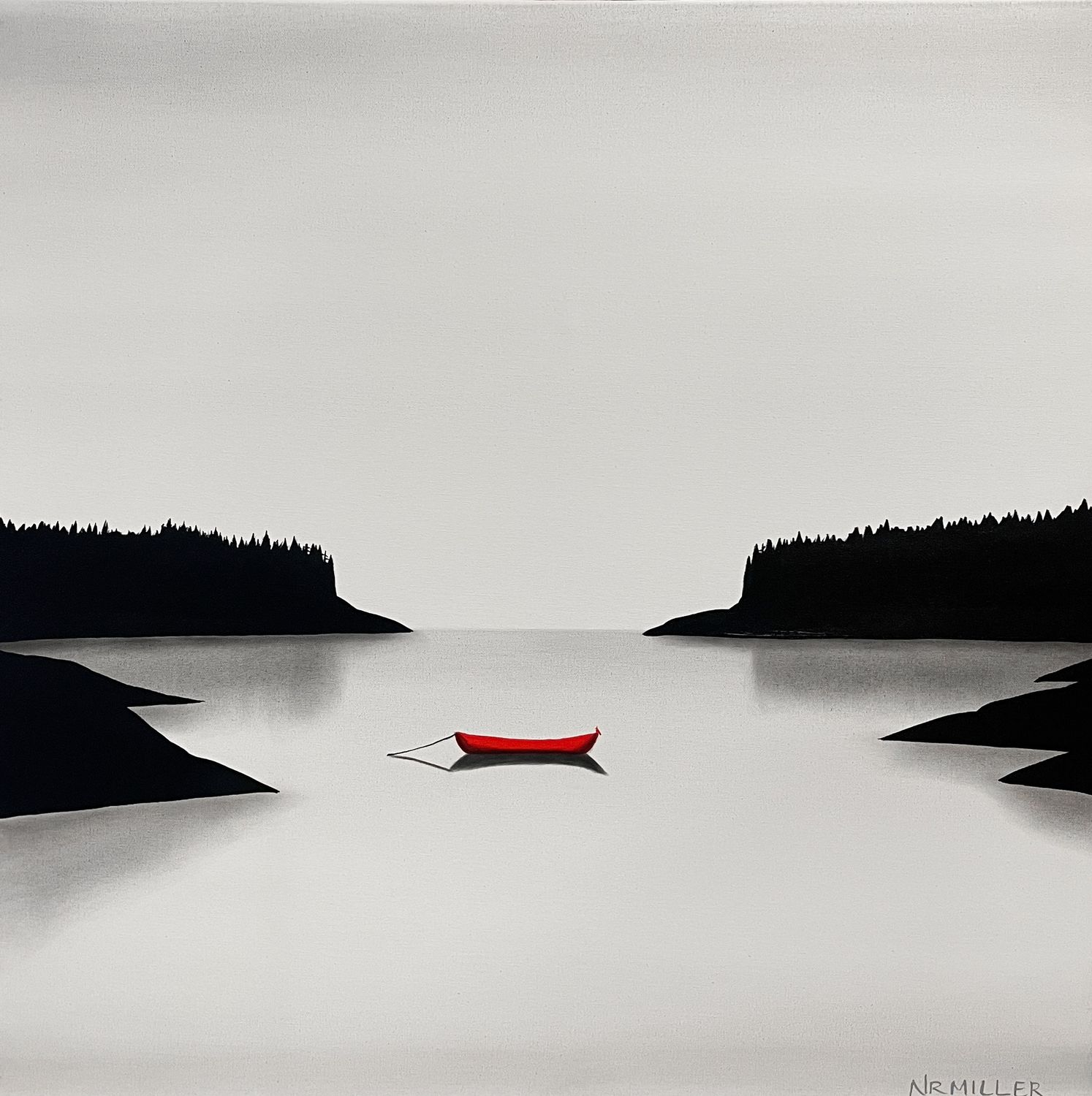 "And the Rest Was History" 30x30" Acrylic & Charcoal on Canvas