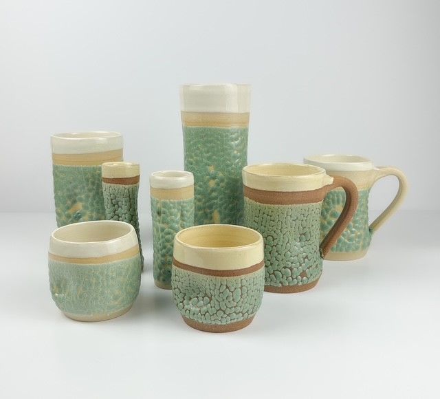 Green Crawling Pottery Collection