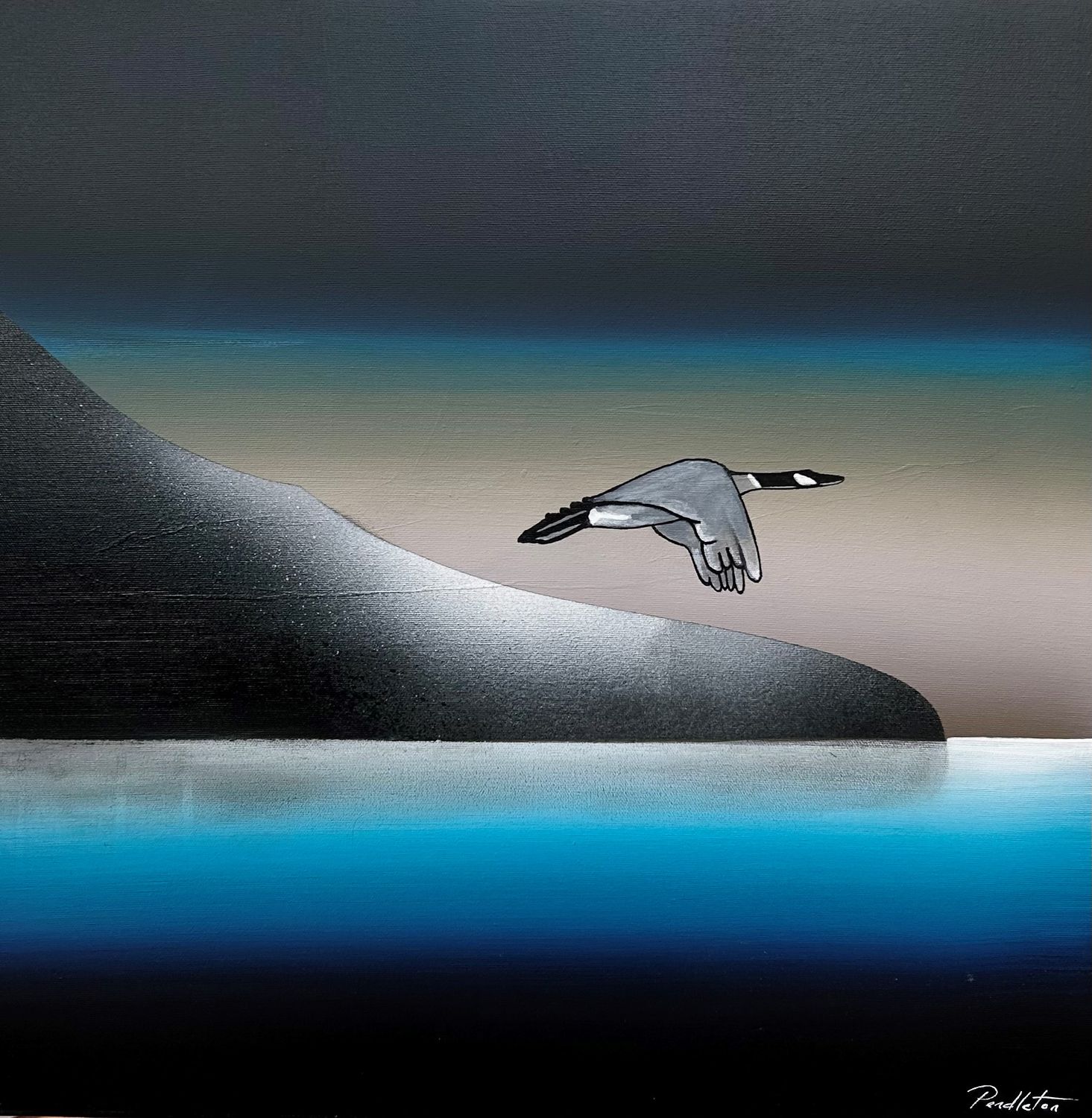 "Wild One" 20x20" Acrylic Painting