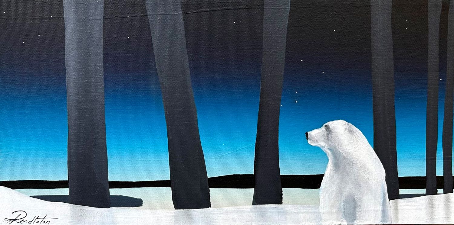 "Even Flow" 8x16" Acrylic Painting