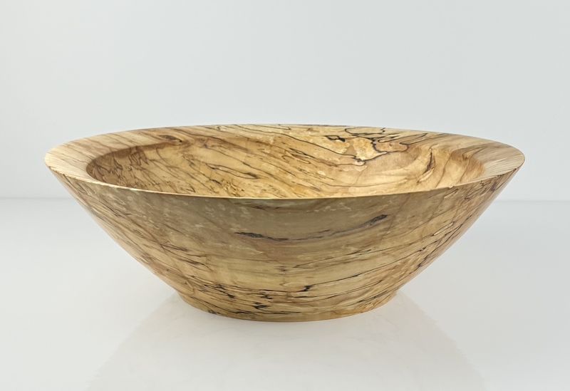 12.5x4" Spalted Horse Chestnut Bowl (Darlings Island, NB)