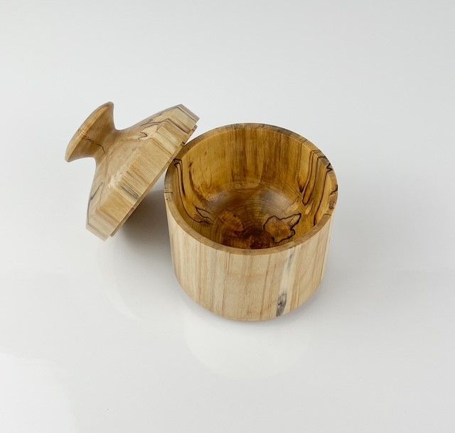 Wooden Lidded Box