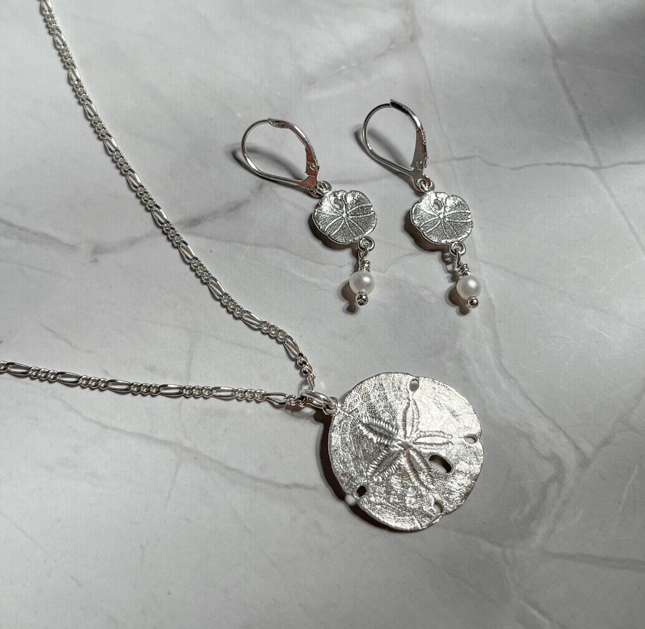 Sand Dollar Collection, Sterling Silver