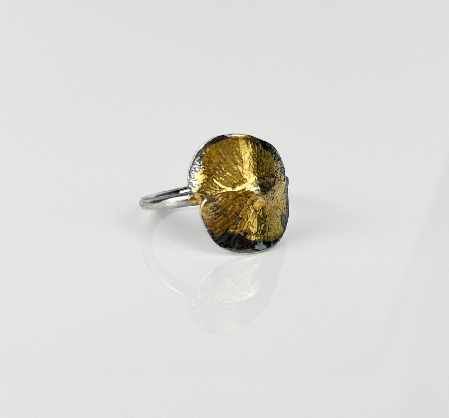 Elm Samara Ring, 24K Keum-boo & 925 Sterling Silver