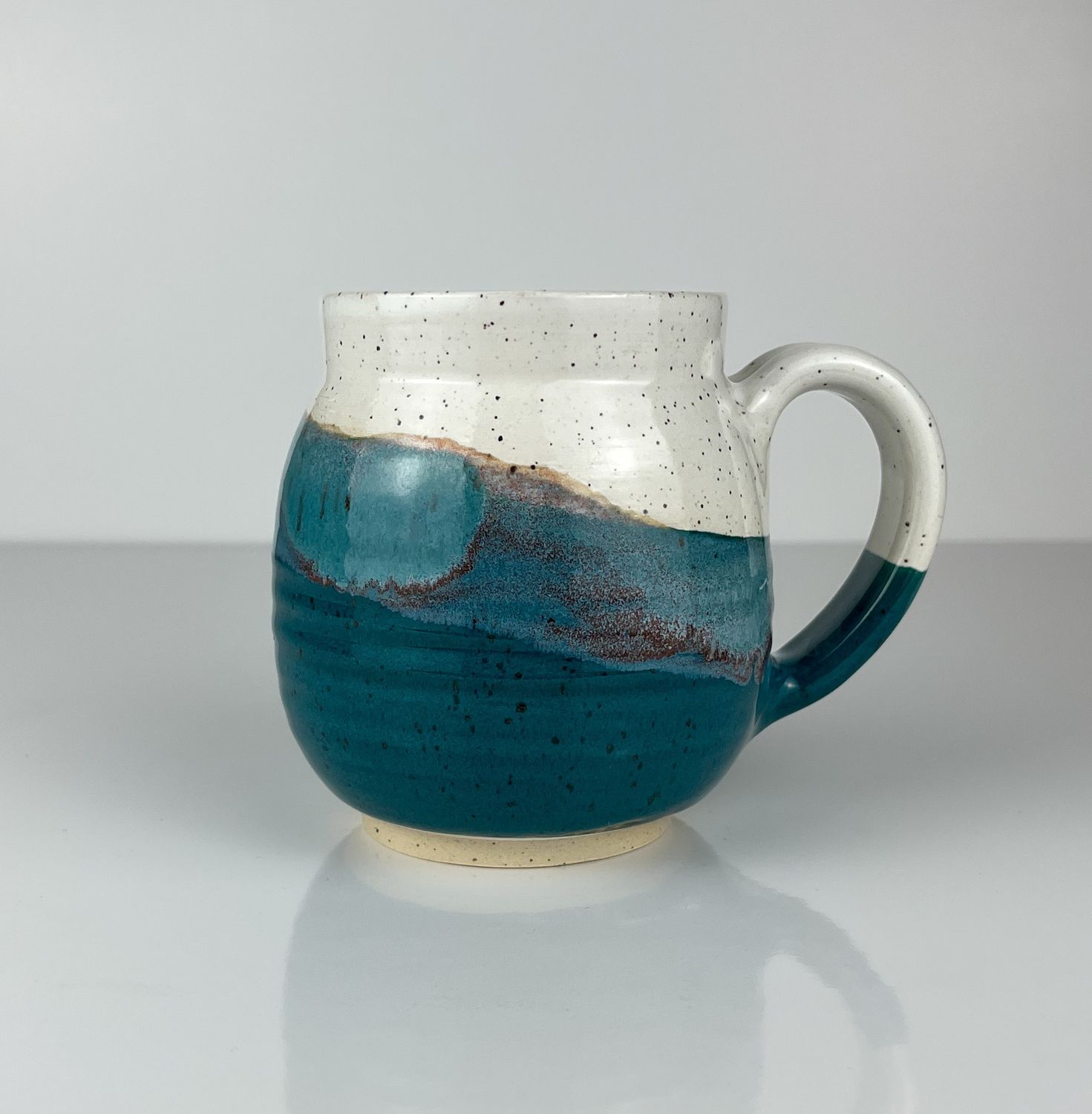 Medium Pottery Mug Real Teal Collection
