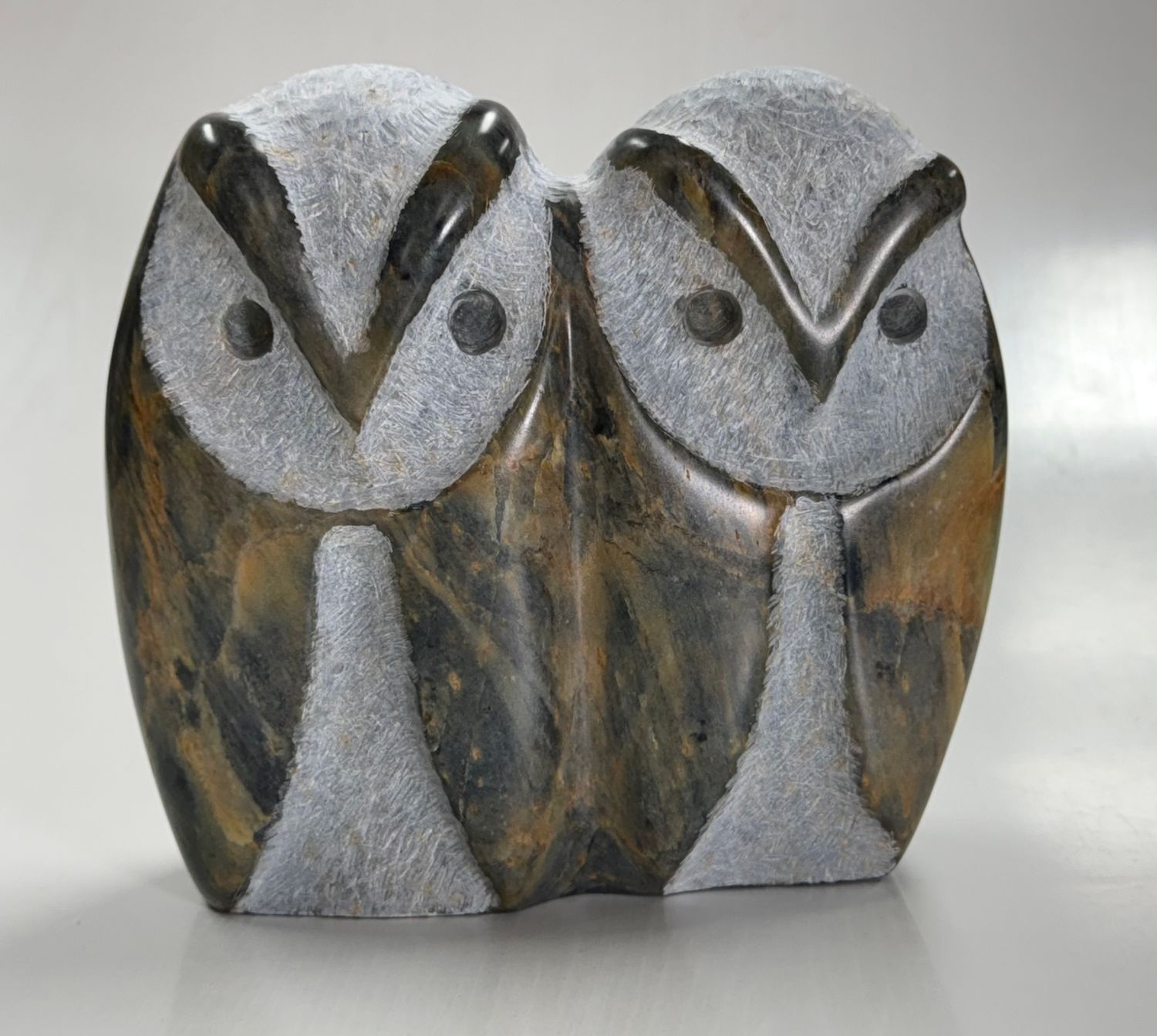 "The Wisdoms" Soapstone Sculpture 6.5x6.5x3.5"