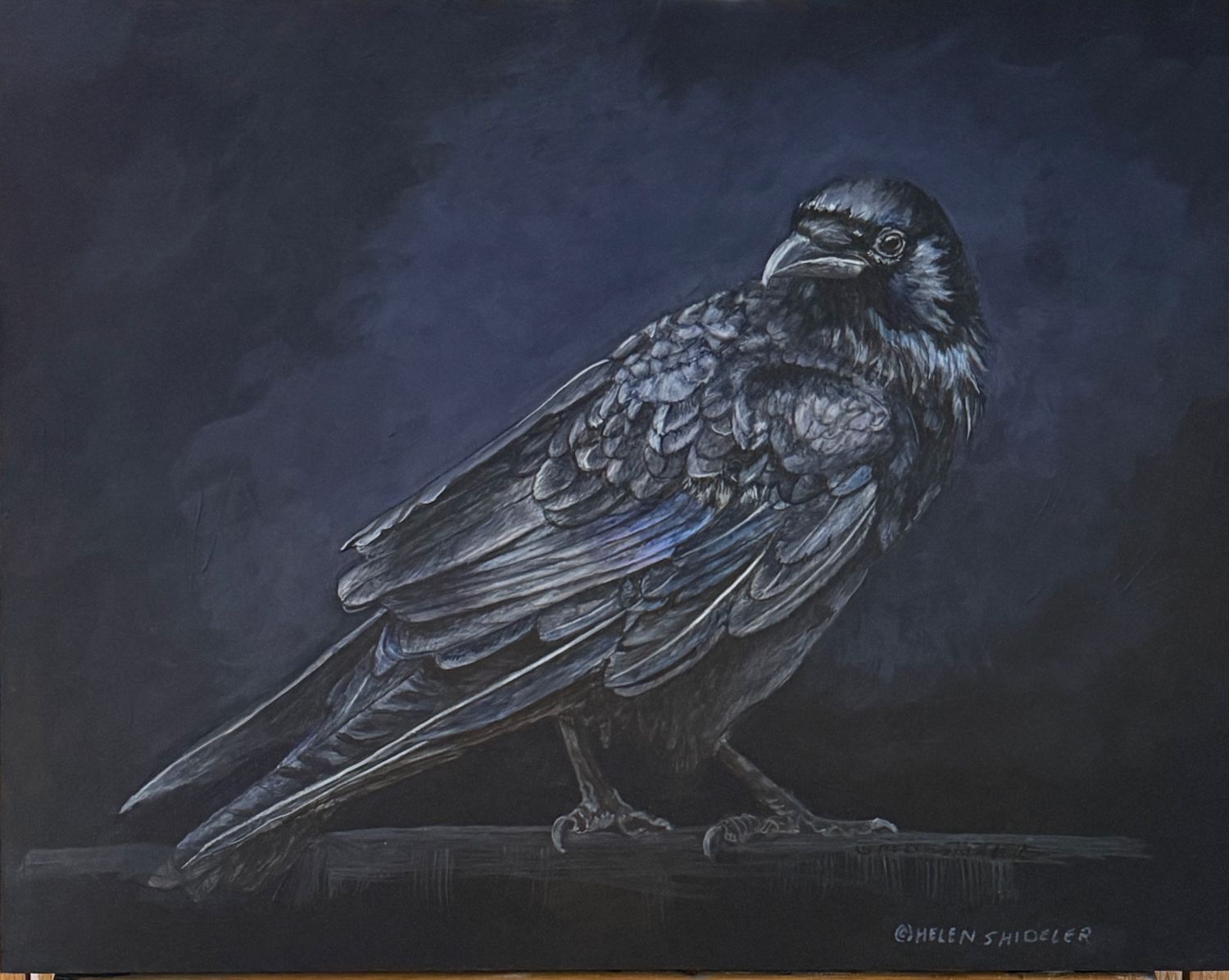 "Moonlit Magic" 11x14" Acrylic on Wood Panel