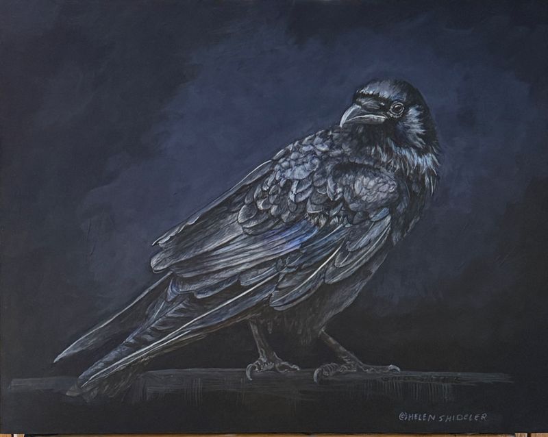 "Moonlit Magic" 11x14" Acrylic on Wood Panel