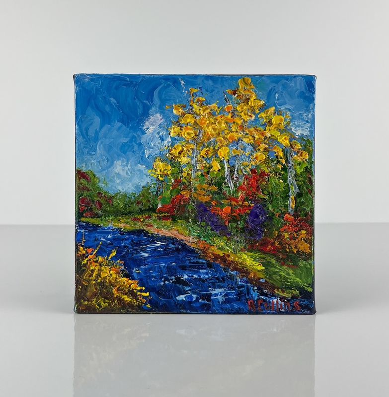 "A Perfect Day" 6x6" Oil on Canvas