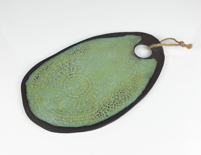 "My Granny's Lace" Reversible Snack Board