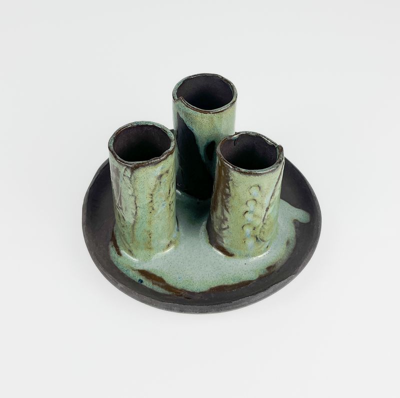 Ceramic Trio Holder/Vase