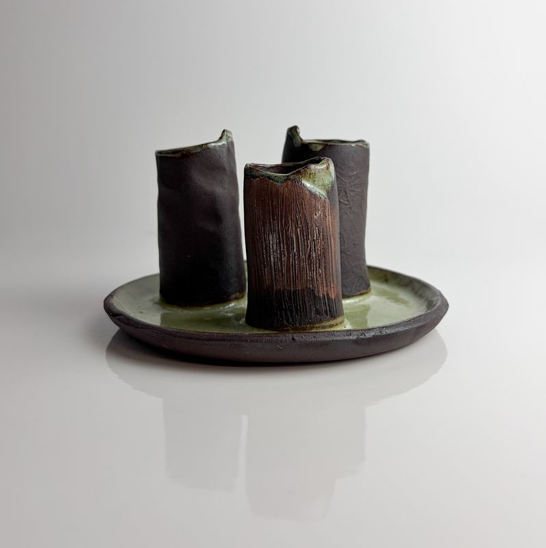 Ceramic Trio Holder/Vase