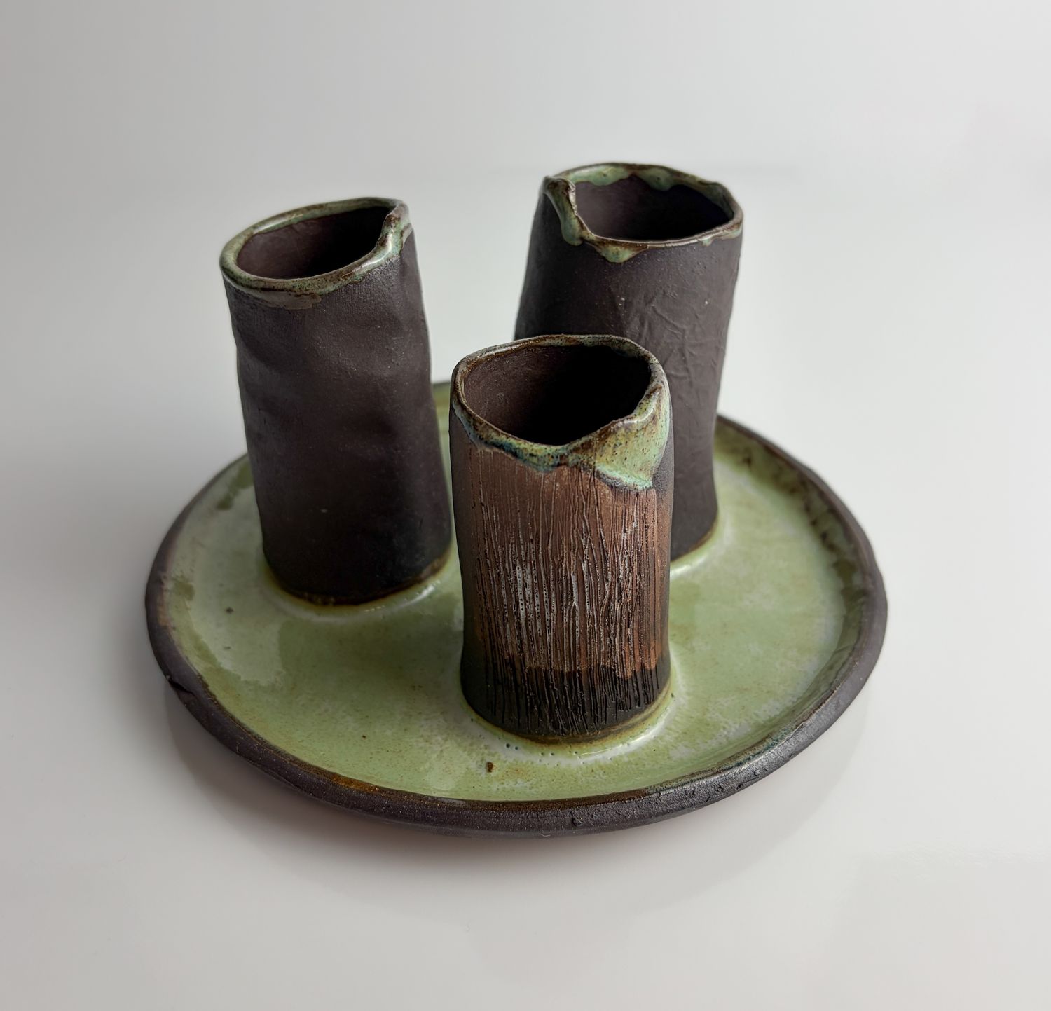 Ceramic Trio Holder/Vase