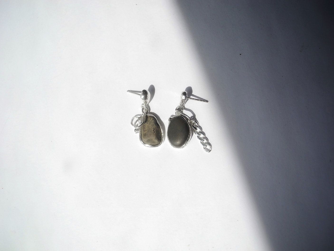Wave Worn Stud Earrings