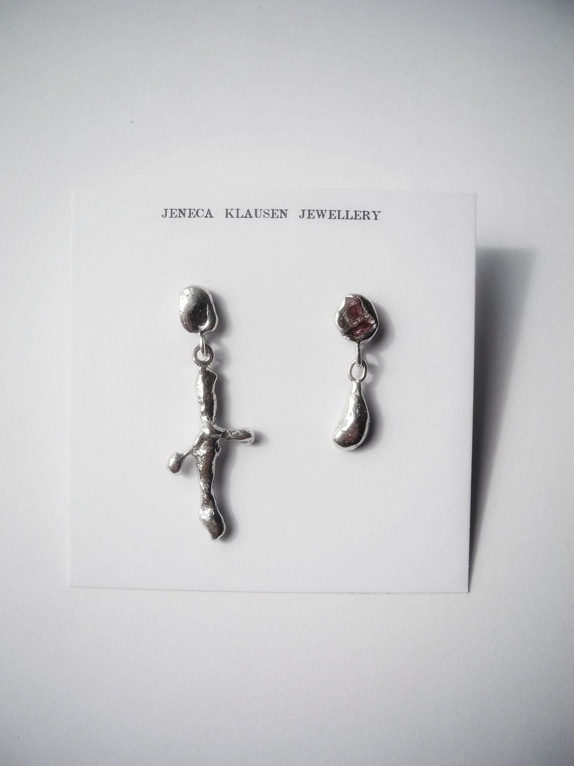 Garnet Relic Earrings