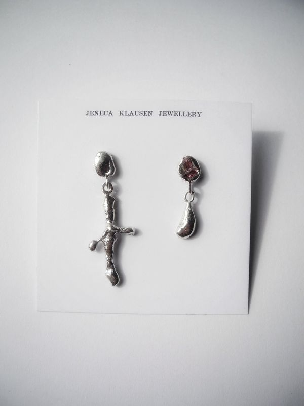 Garnet Relic Earrings