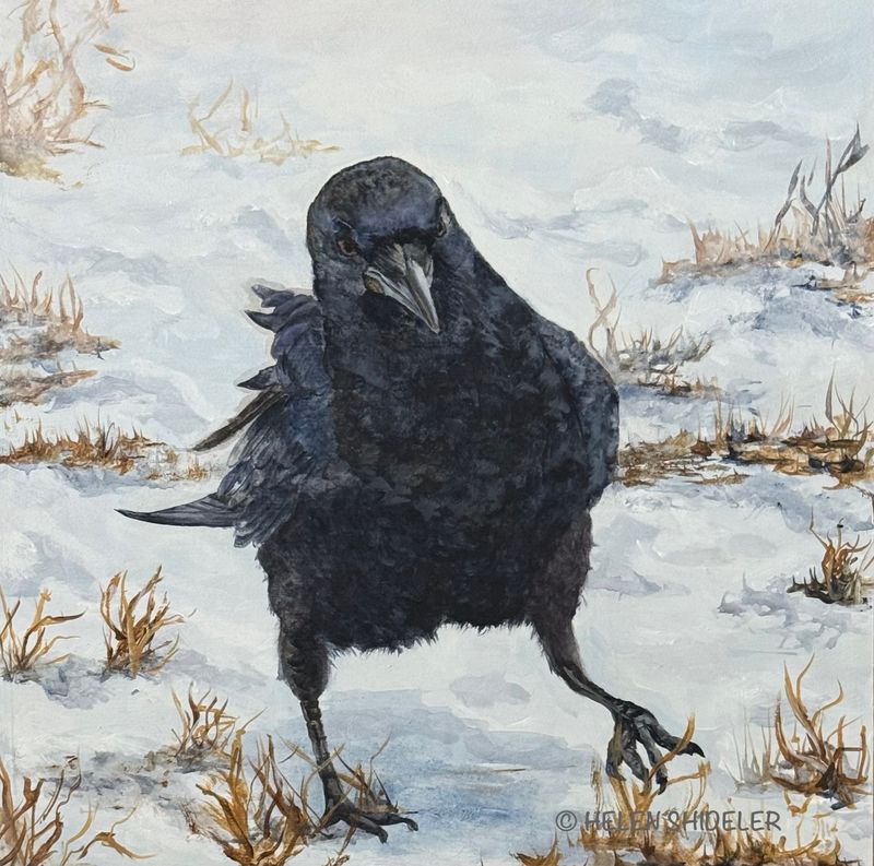 "Doing the Hokey Pokey" 12x12" Acrylic on Deep Cradled Panel