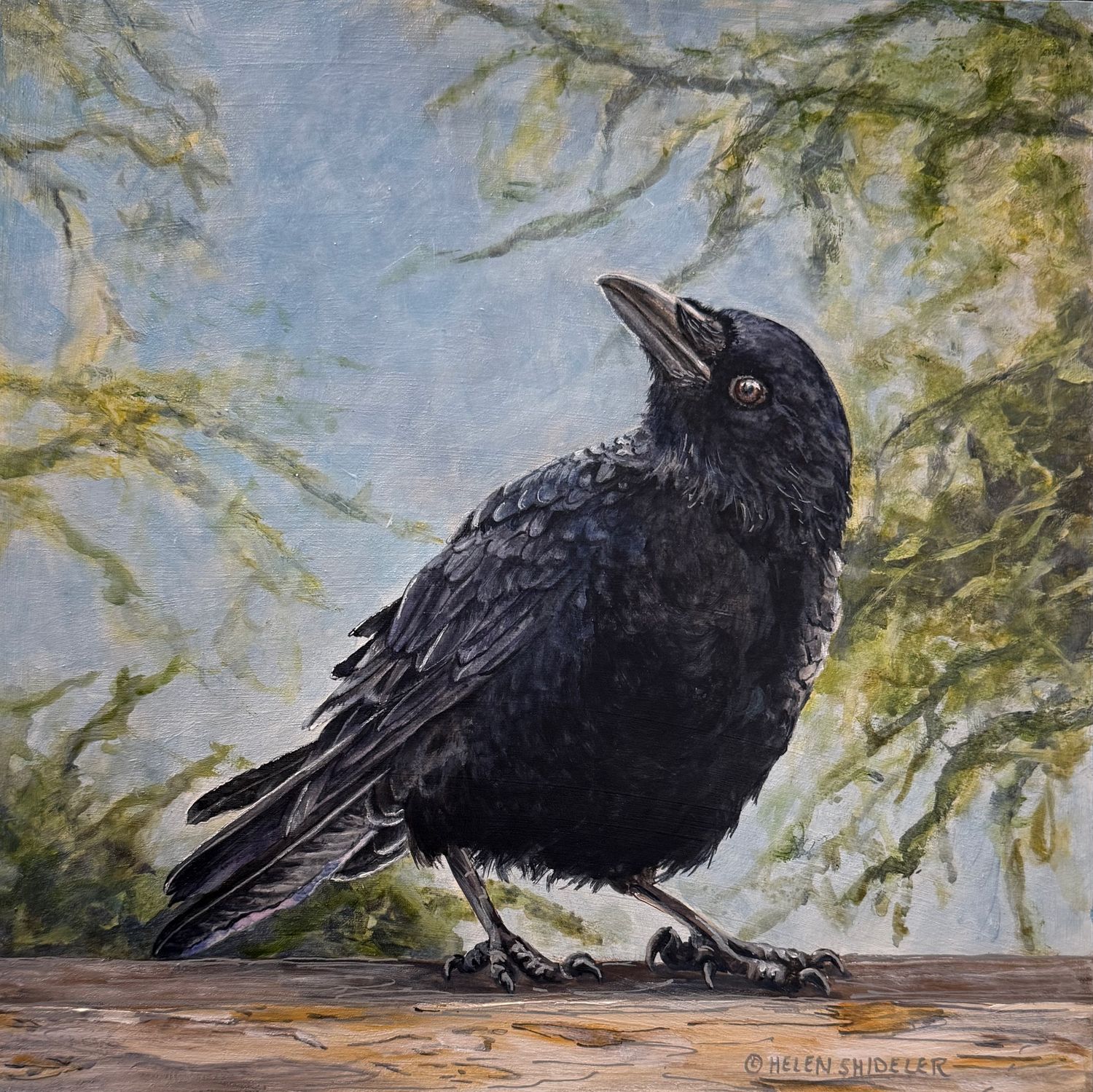 "High Hopes" 12x12" Acrylic on Deep Cradled Panel