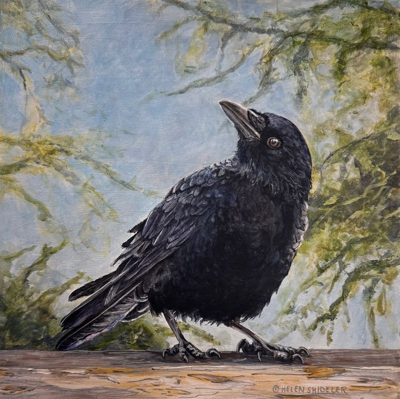 "High Hopes" 12x12" Acrylic on Deep Cradled Panel