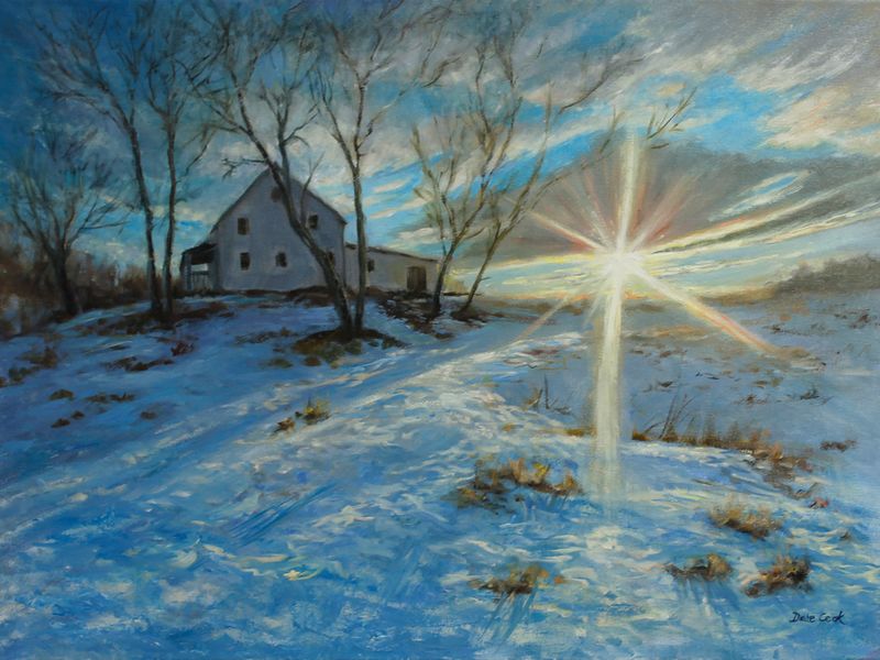 "Chasing the Light" 18x24" Oil on Canvas