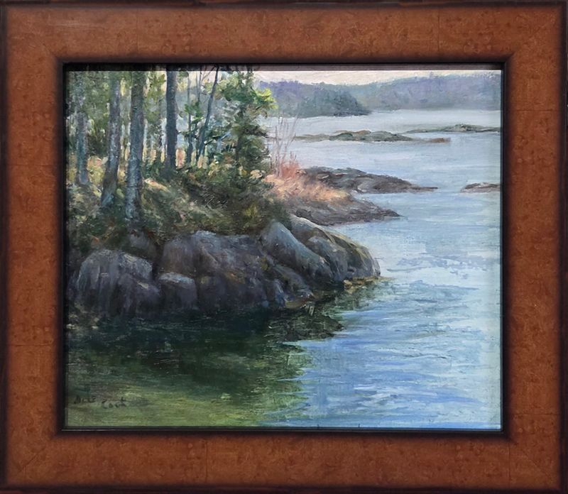 Dale Cook Artist Painter Handworks Gallery Saint John New Brunswick NB Oil Painting Landscape Nature River Trees Coast Shore