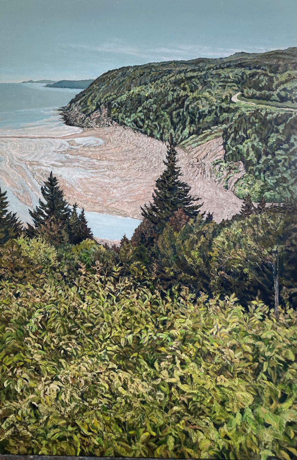 "View from Fundy Parkway" 36x24" Acrylic & Oil on Canvas