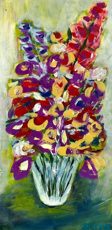 "Bella" 10x20" Acrylic on Canvas