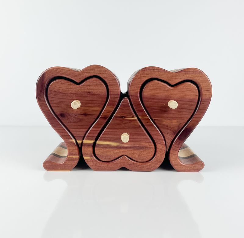 Canadian Made, Wooden Jewellery Box, Woodworker, New Brunswick Made, Display Box, Rick Nason, Handmade, Keepsake Box 