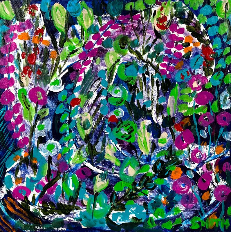 "Virago" 12x12" Acrylic on Canvas