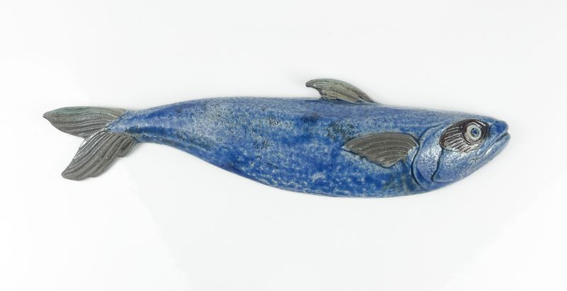 Mackerel Pottery Wall Hanging