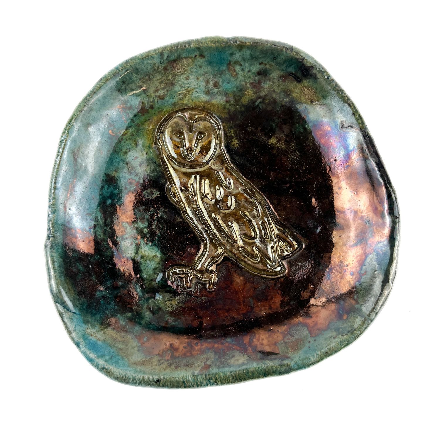 Owl Pottery Dish