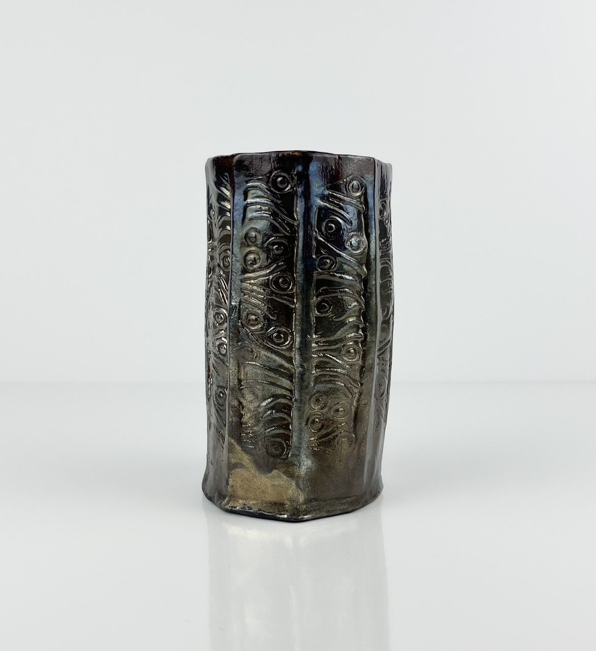 Metallic Egypt Vase
