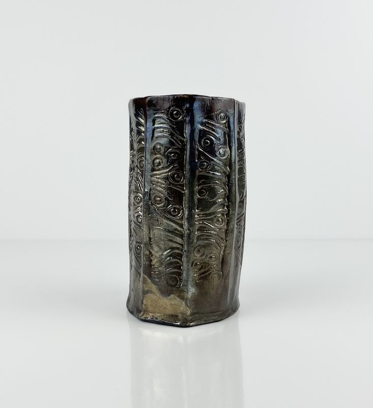 Metallic Egypt Vase