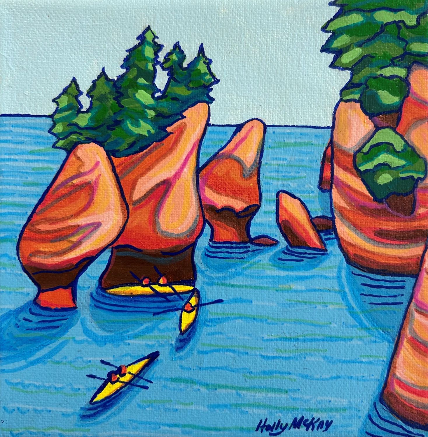Hopewell Rocks Provincial Park Landmark New Brunswick Scene Canada sport 