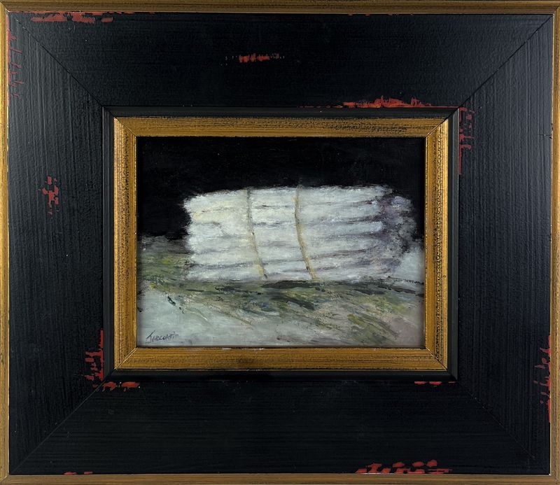 "White Asparagus" 6x8" Framed 12.5x14.5"