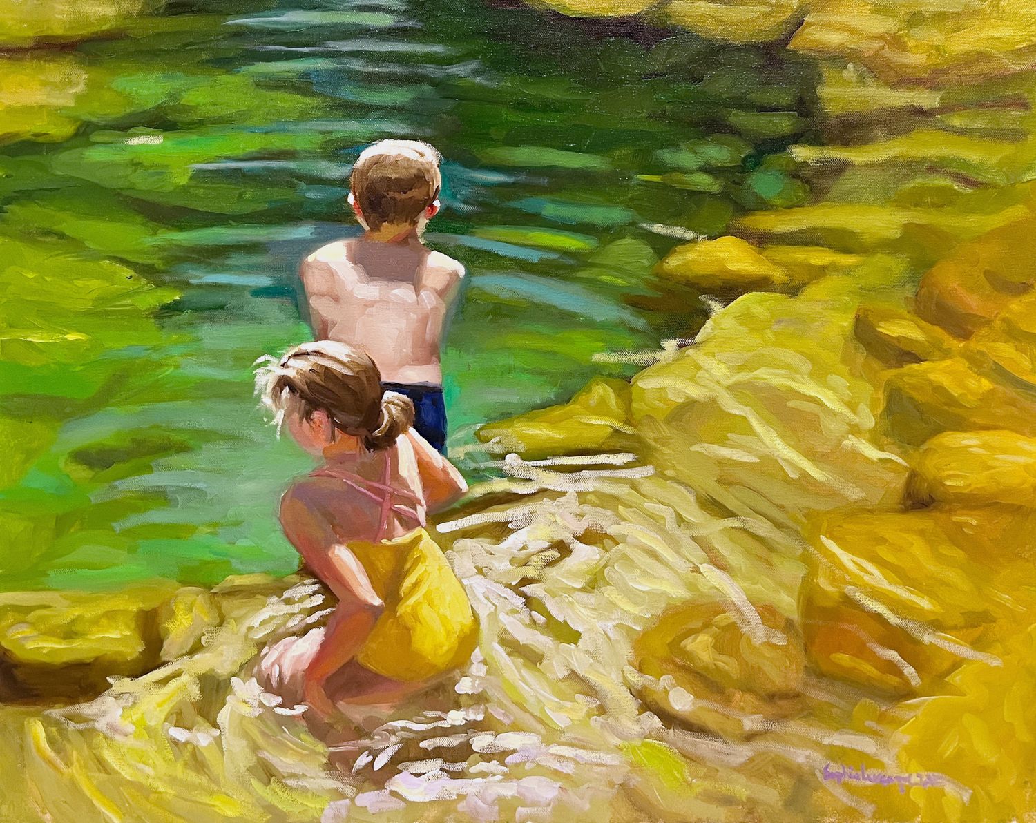 "Once upon a Summer" 24x30" Oil on Canvas