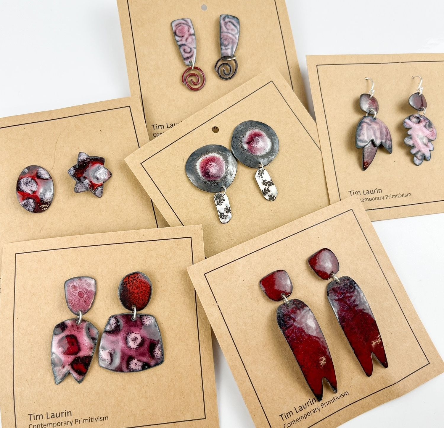 Red Collection Powdered Glass/ Mixed Metal