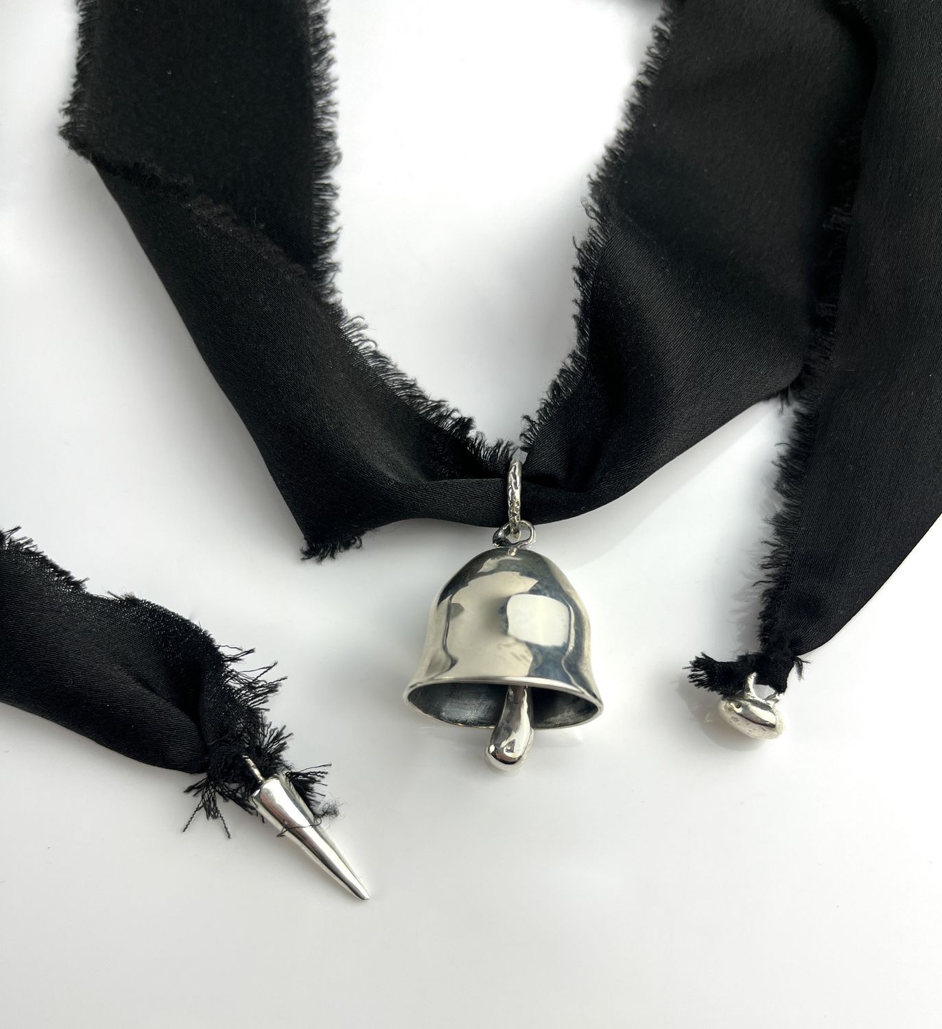 Jeneca Klausen, Sterling Silver, Bell Necklace, Protection Jewellery, Saint John Jeweler, New Brunswick Fine Art   