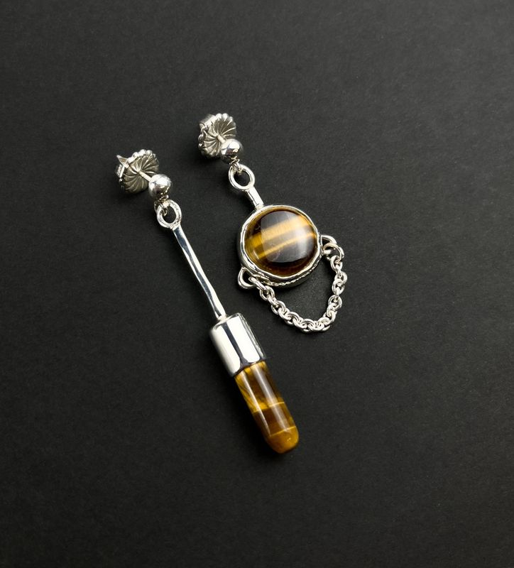 Threshold Collection: Become the Tigers Eye Earrings