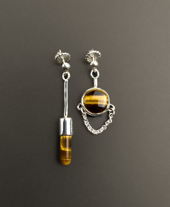 Threshold Collection: Become the Tigers Eye Earrings