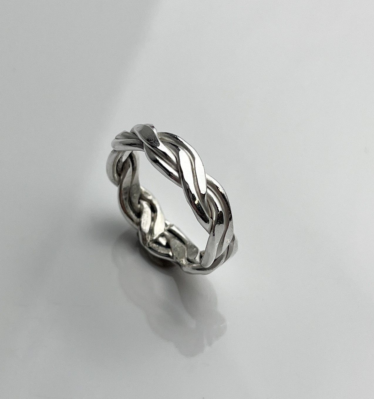 Twisted Wire Ring Collection, Sterling Silver