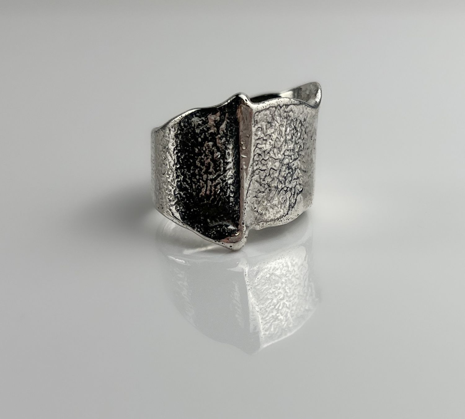 Jeneca Klausen, Sterling Silver, Chunky Ring, Saint John Jeweler, New Brunswick Fine Art, Ring 