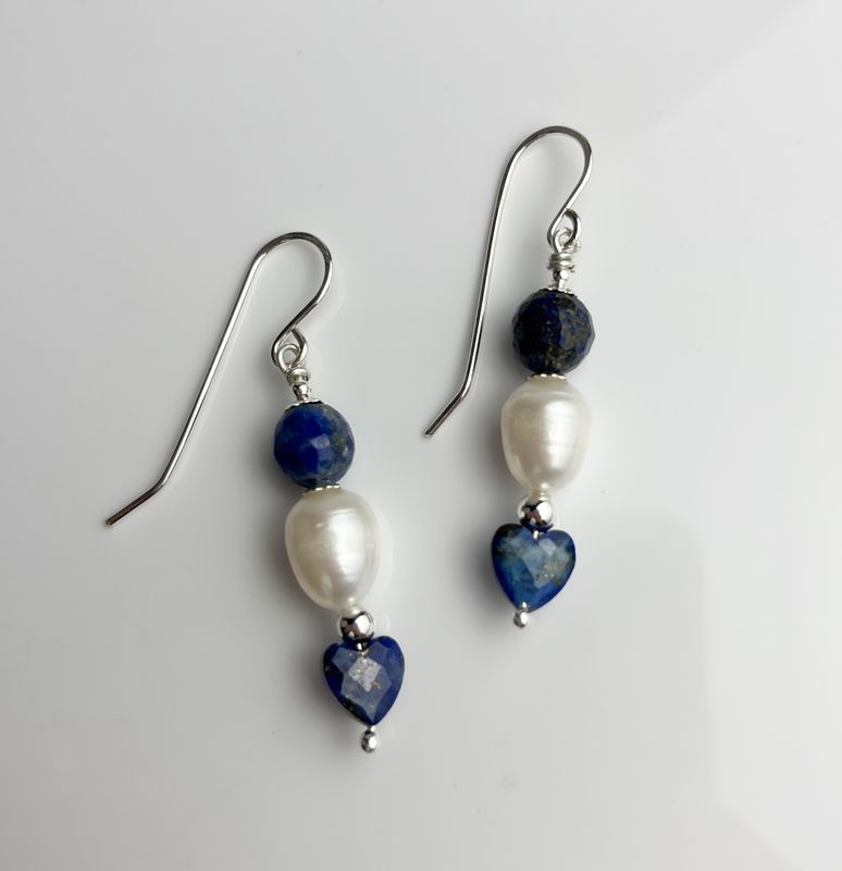 Lapis Collection, Sterling Silver