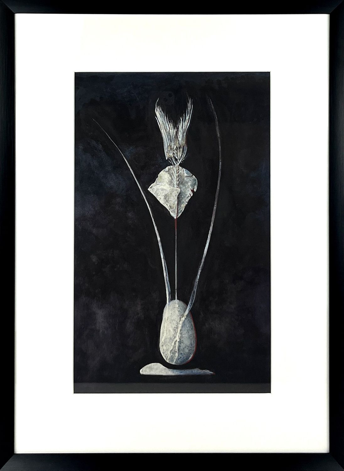 "Found" 10x16" Mixed Media Watercolour Framed 17x23"