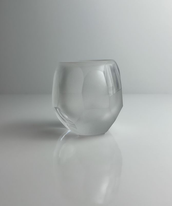 Iceberg Tumbler Hand Blown Glass